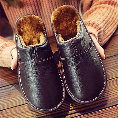 Joshua | Stylish Waterproof leather slippers