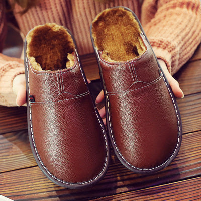 Joshua | Stylish Waterproof leather slippers