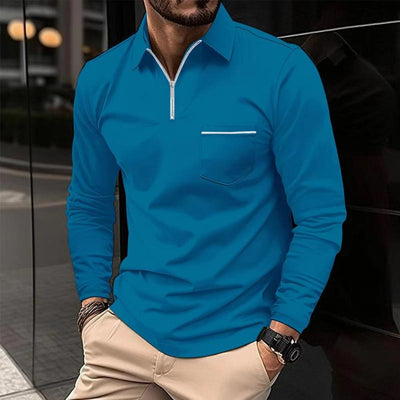 Tyler | Fashionable Long Sleeve Polo Shirt