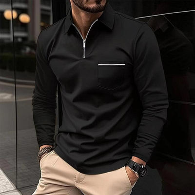 Tyler | Fashionable Long Sleeve Polo Shirt