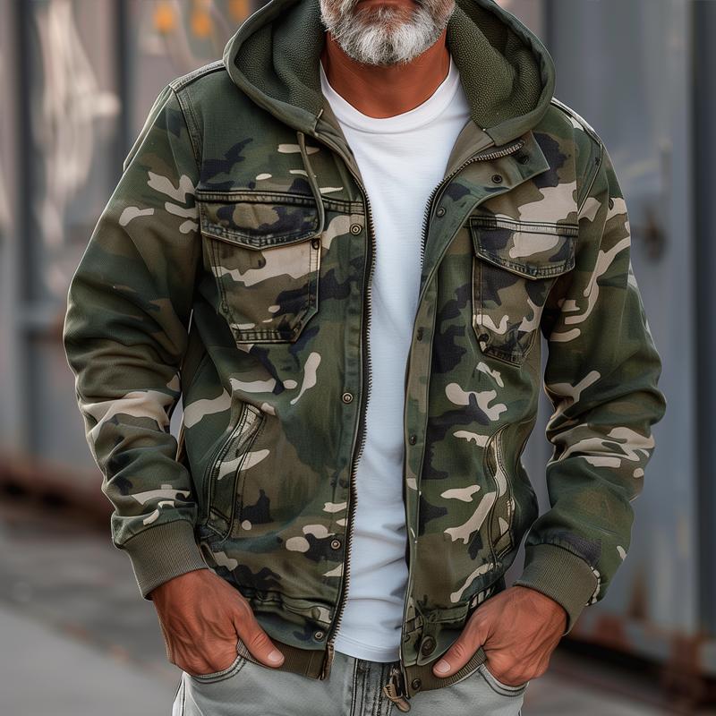 Gary | Camouflage Cargo Jacket