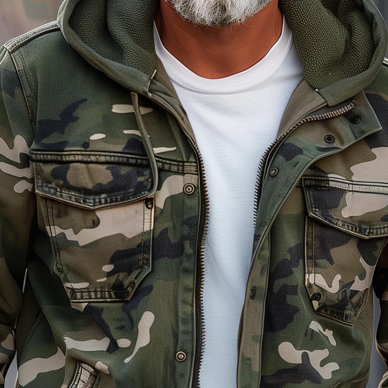 Gary | Camouflage Cargo Jacket