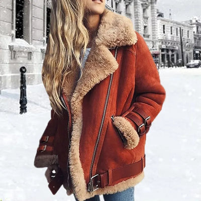 Aurora | Shearling Aviator Jacket