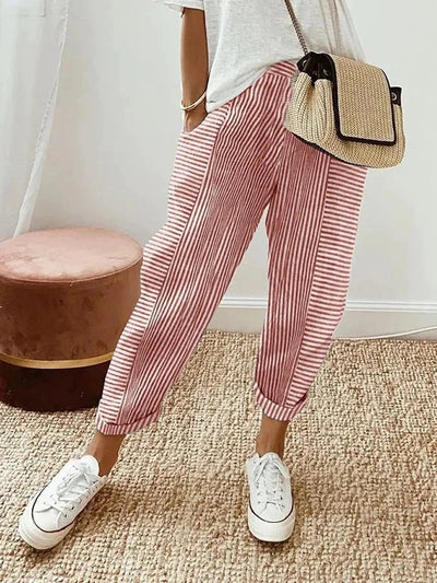 Leo | Comfortable striped trousers