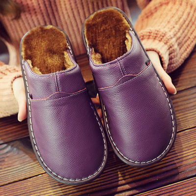 Joshua | Stylish Waterproof leather slippers