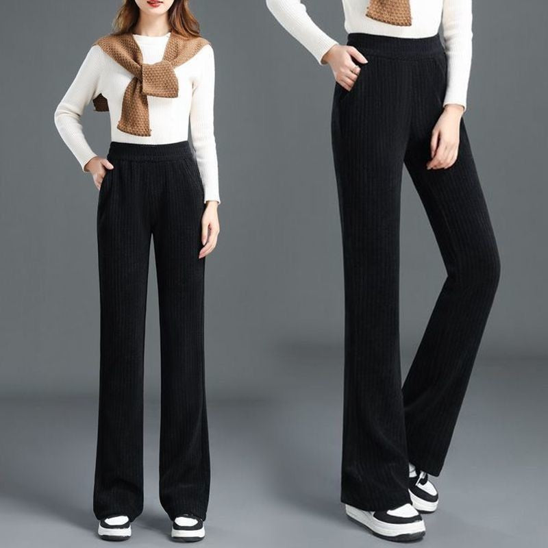 Simona | Warm trousers with elastic waist