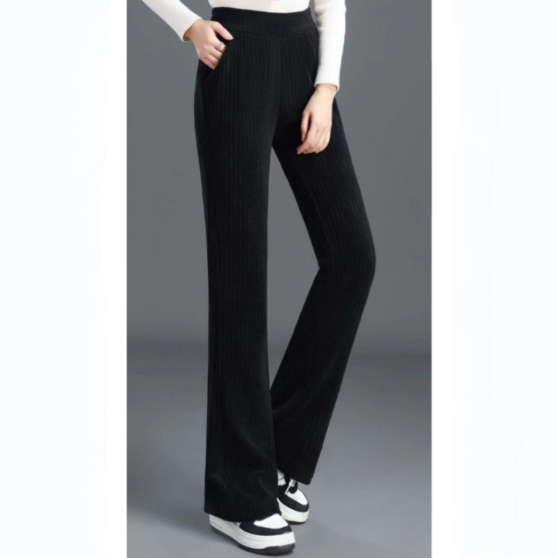 Simona | Warm trousers with elastic waist