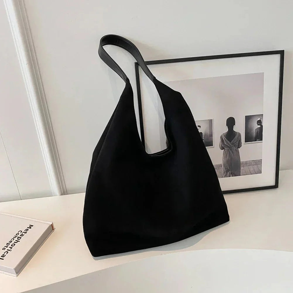 Vorina Luxury FashionSuede Tote Bag