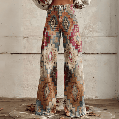 Trendy Boho Vintage Broek - bellanza