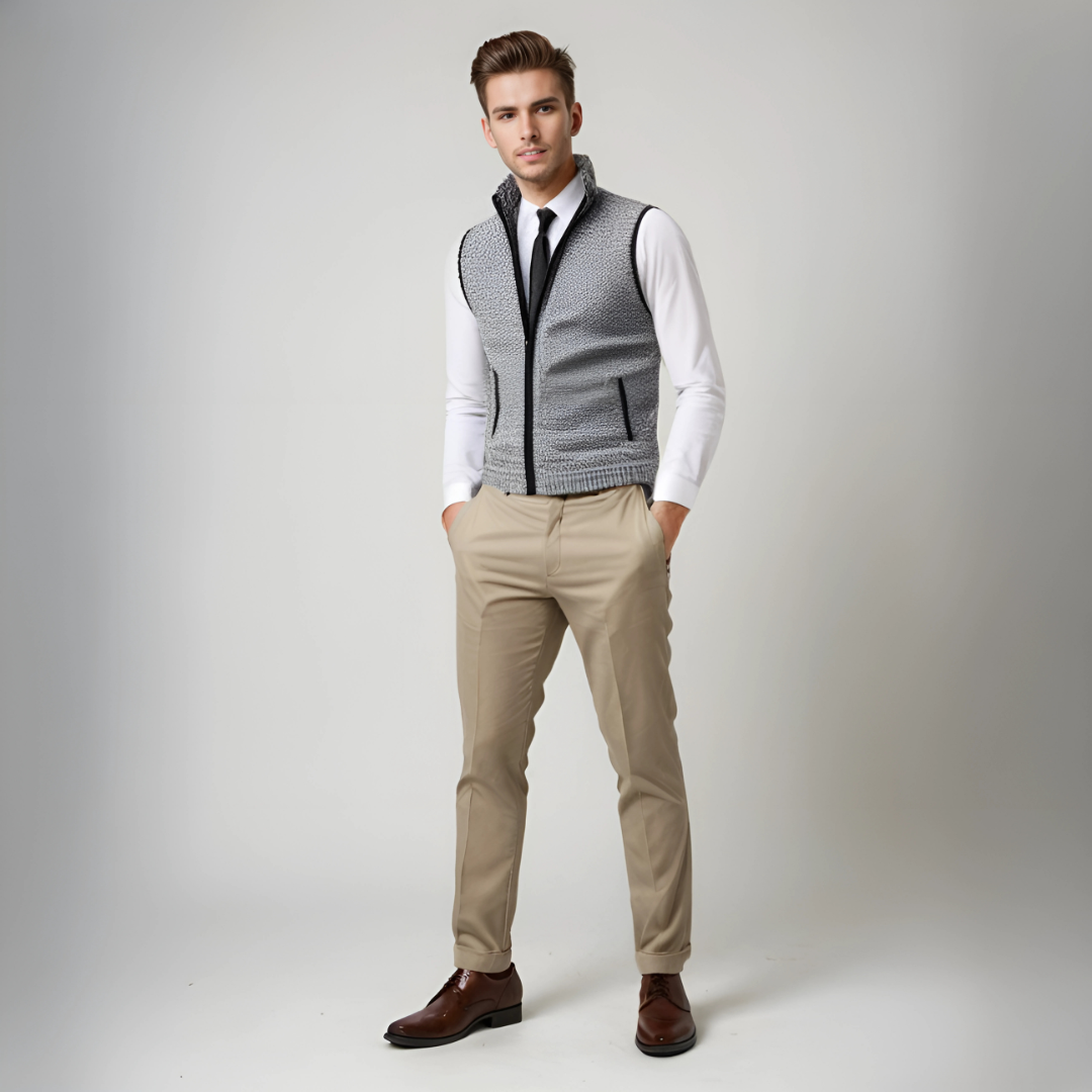 Oliver | Stylish knitted vest