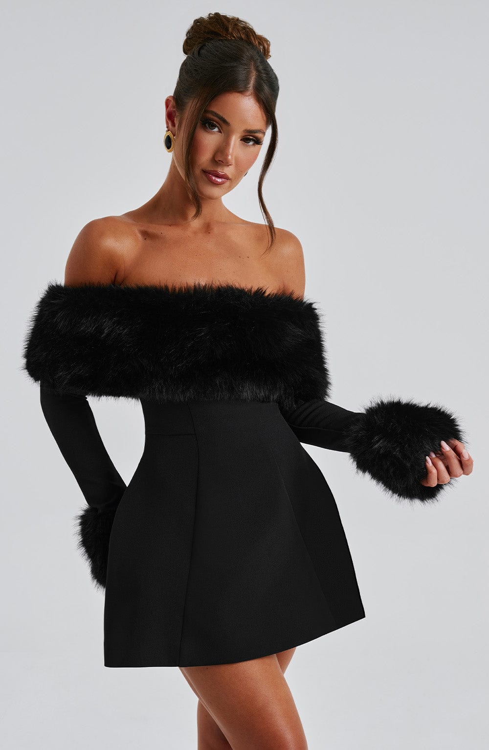 Elsie | Luxurious Fur Dress