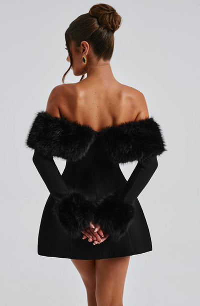 Elsie | Luxurious Fur Dress