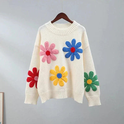 Florence | Modern floral sweater
