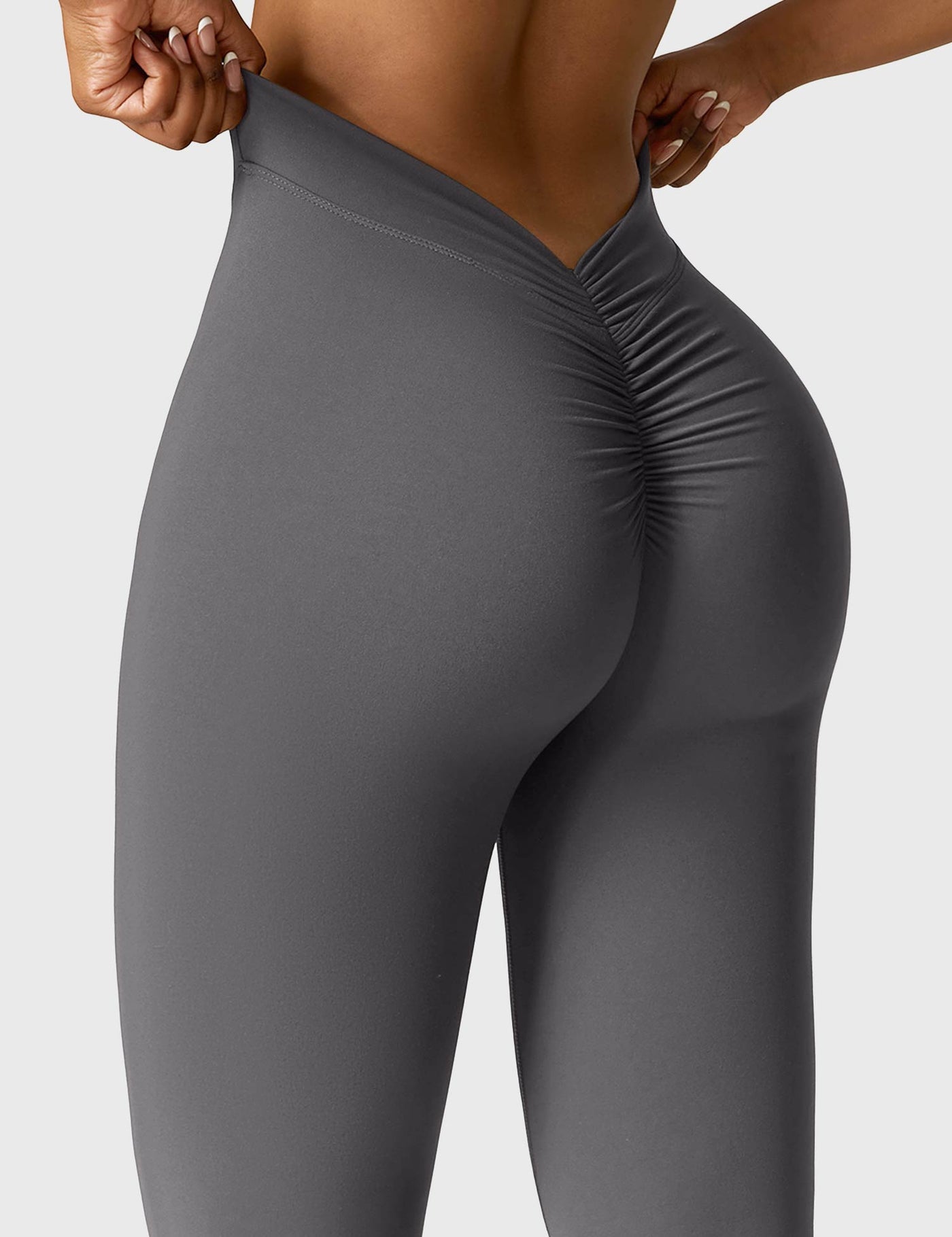 Tessa | Stylish V-back Flare Leggings