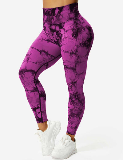 Violet | Soft And Professional Tie Dye Leggings