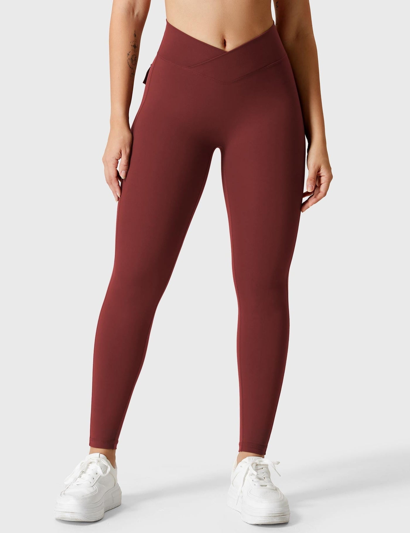 Addison | Trendy V-waistband Charm Leggings