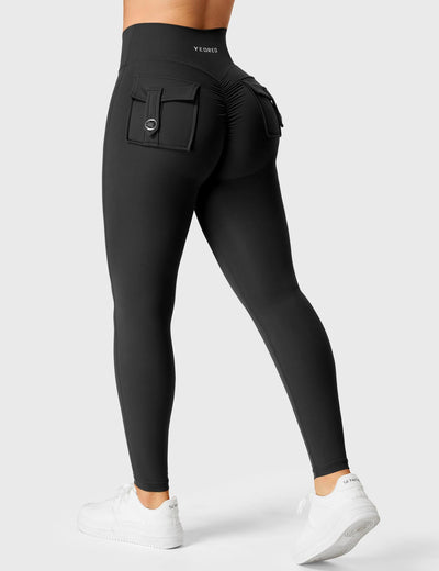 Addison | Trendy V-waistband Charm Leggings