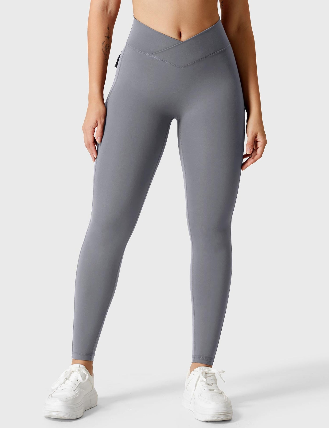 Addison | Trendy V-waistband Charm Leggings