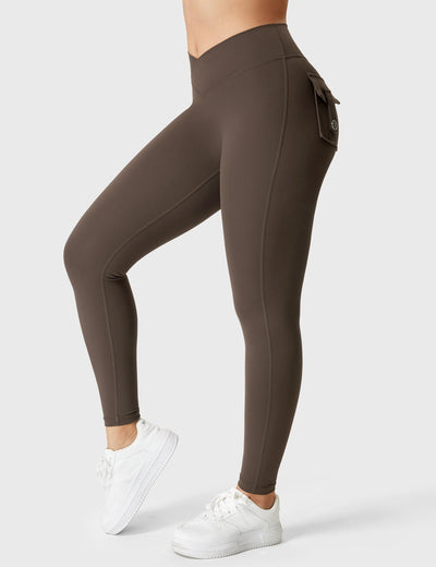 Addison | Trendy V-waistband Charm Leggings